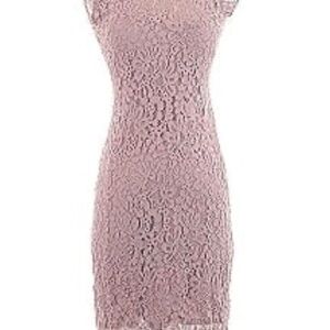 BAR iii Midnight Bloom Powdery Mauve Dress